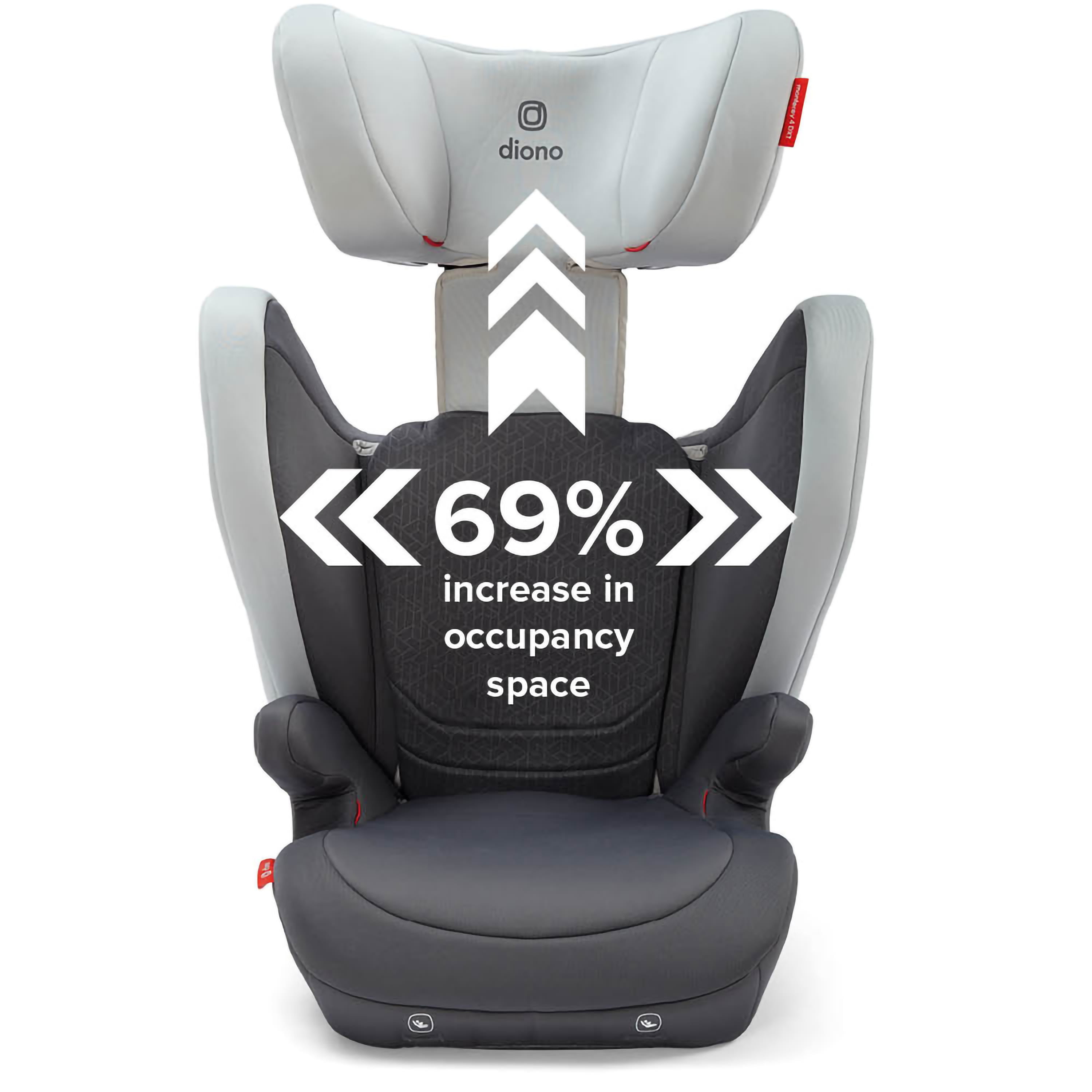 Status pot solo Diono Monterey 4DXT Latch 2-in-1 Expandable Booster Car Seat, Red -  Walmart.com