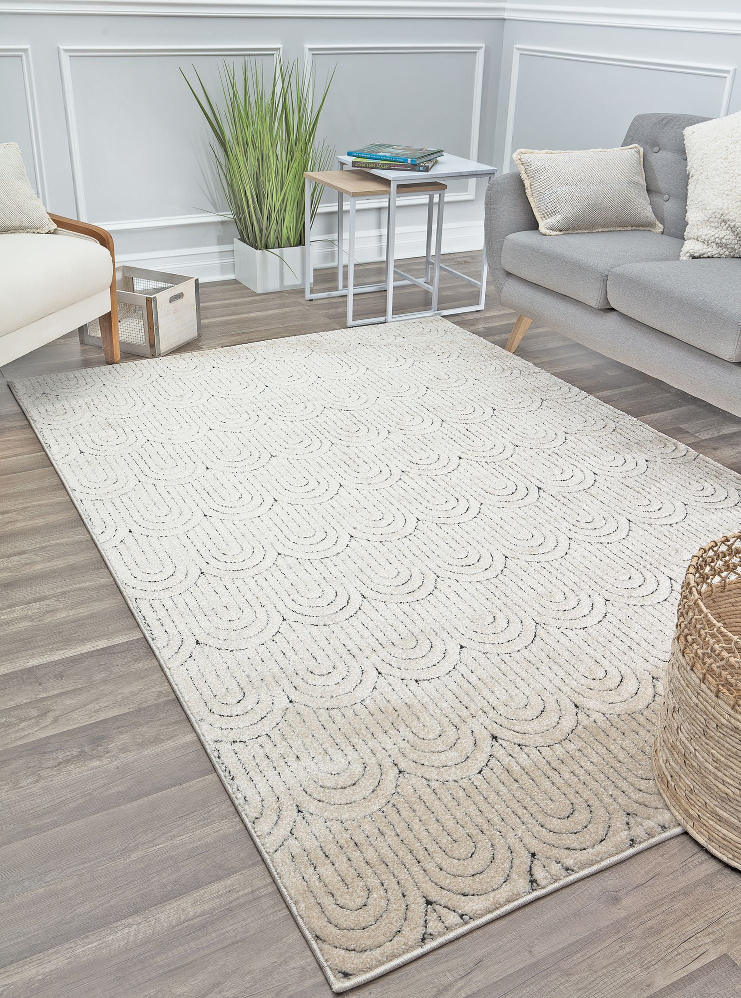 Rugs America Chanai CN40A Contemporary Geometric 8'x10' Area Rug