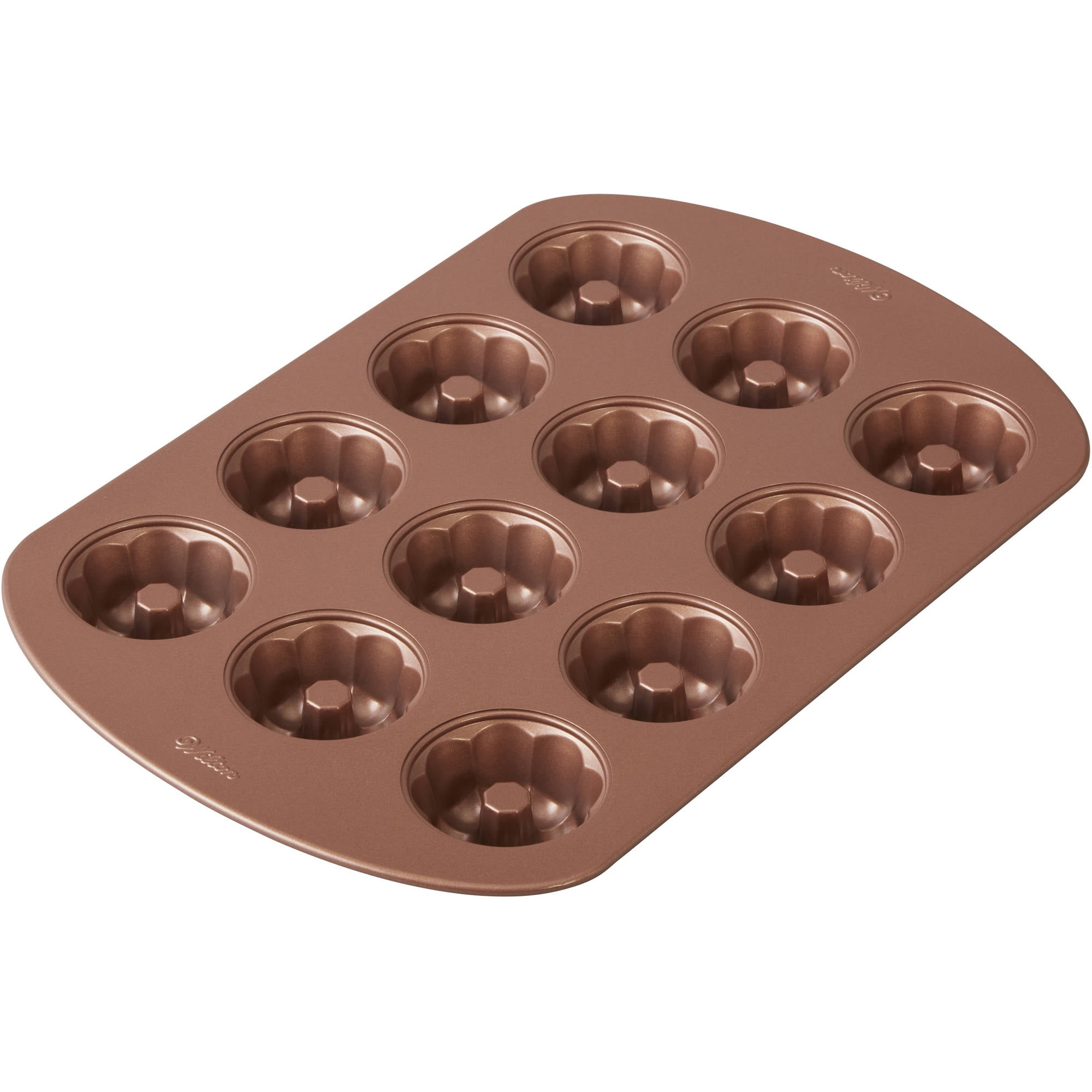 Wilton® Mini Fluted Tube Bronze Cake Pan