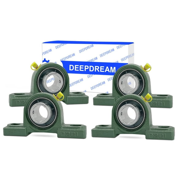 4Pcs UCP201-8 Pillow Block Bearing 1/2 inch Bore Mounted Pillow Block Bearings with 1/2" Chrome Steel Bearings Self Alignment