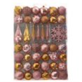 thumbnail image 2 of Nearly Natural D1003-PK Holiday Shatterproof Christmas Tree Ornament Box Set - 80-150mm with Reusable Tray, Pink - 52 Count, 2 of 6