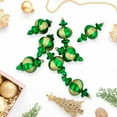 thumbnail image 2 of Northlight 8-Count Green Shatterproof Finial Christmas Ornaments, 6", 2 of 5