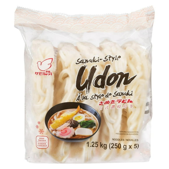 Heiwa Frozen Sanuki Style Udon, Net Weight (250 g x 5)