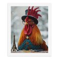 thumbnail image 5 of Paint By Numbers Kit for Adults Beginner - Rooster With Hat Glasses Pocket Watch Eiffel DIY Canvas Painting Kits for Adults, Frameless Paint By Number for Adults for Home Wall Decor 16x20 Inch, 5 of 7