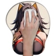 thumbnail image 4 of Ergonomic 3D Anime Girl Mouse Pad With Wrist Support - High-Quality Silicone, Comfortable Design For Relax & Office Use - Perfect Gift Idea, 4 of 5