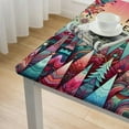 thumbnail image 4 of nygtbtfer Tablecloth Trees Rectangle Table Cloth Holiday Blessings Washable Table Cover for Winter Holiday Picnic Dining, 4 of 7
