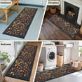 thumbnail image 5 of Boho Flowers 2'x6' Runner Rugs for Hallway Kitchen Bedside Non Slip Washable, Spring Abstract Watercolor Floral Leaf Entryway Rug Runners with Rubber Backing, Long Carpet Runner for Laundry Room, 5 of 8
