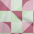 thumbnail image 1 of oneOone Polyester Spandex Pink Fabric Geometric Square With Circles Sewing Material Print Fabric By The Yard 56 Inch Wide, 1 of 4