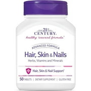 21st Century Advanced Formula Hair, Skin & Nails 50 Tabs