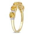 thumbnail image 3 of Everly Women's Citrine Yellow Gold Plated Ring, 3 of 7