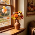 thumbnail image 4 of Beautynvta Fall Artificial Flowers, Fake Maple Leaf Floral Picks with Pumpkin Sunflower, Faux Autumn Maple Leaves Bouquet for Vase Fillers Thanksgiving Decor, 4 of 6