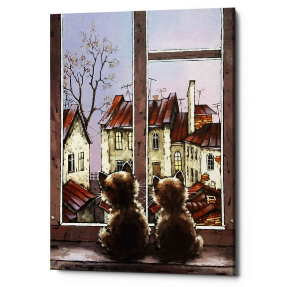 Epic Graffiti 'The Neighborhood' by Alexander Gunin, Canvas Wall Art, 12"x18"