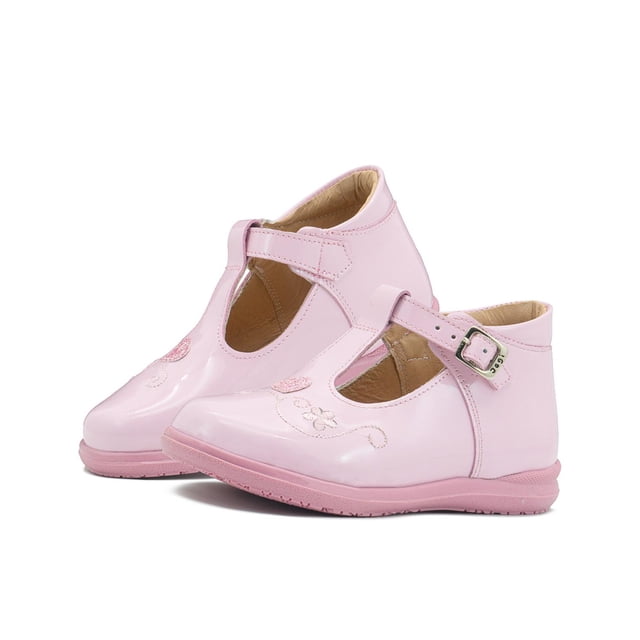 Zapato para Niña Dogi Piel Charol Rosa Claro 13.5