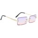 thumbnail image 1 of Sonducket Gafas de sol de moda sin montura Gafas de sol rectangulares Gafas de moda de verano UV400 Lentes cinco, 1 of 8