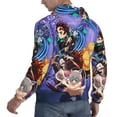 thumbnail image 5 of Demon Slayer Trendy Cartoon Men'S Fleece Hooded Hoodie, hoodies for women men with pockets,Fall Fashion 2025 Pullover Sweaters Winter Clothes, 5 of 9