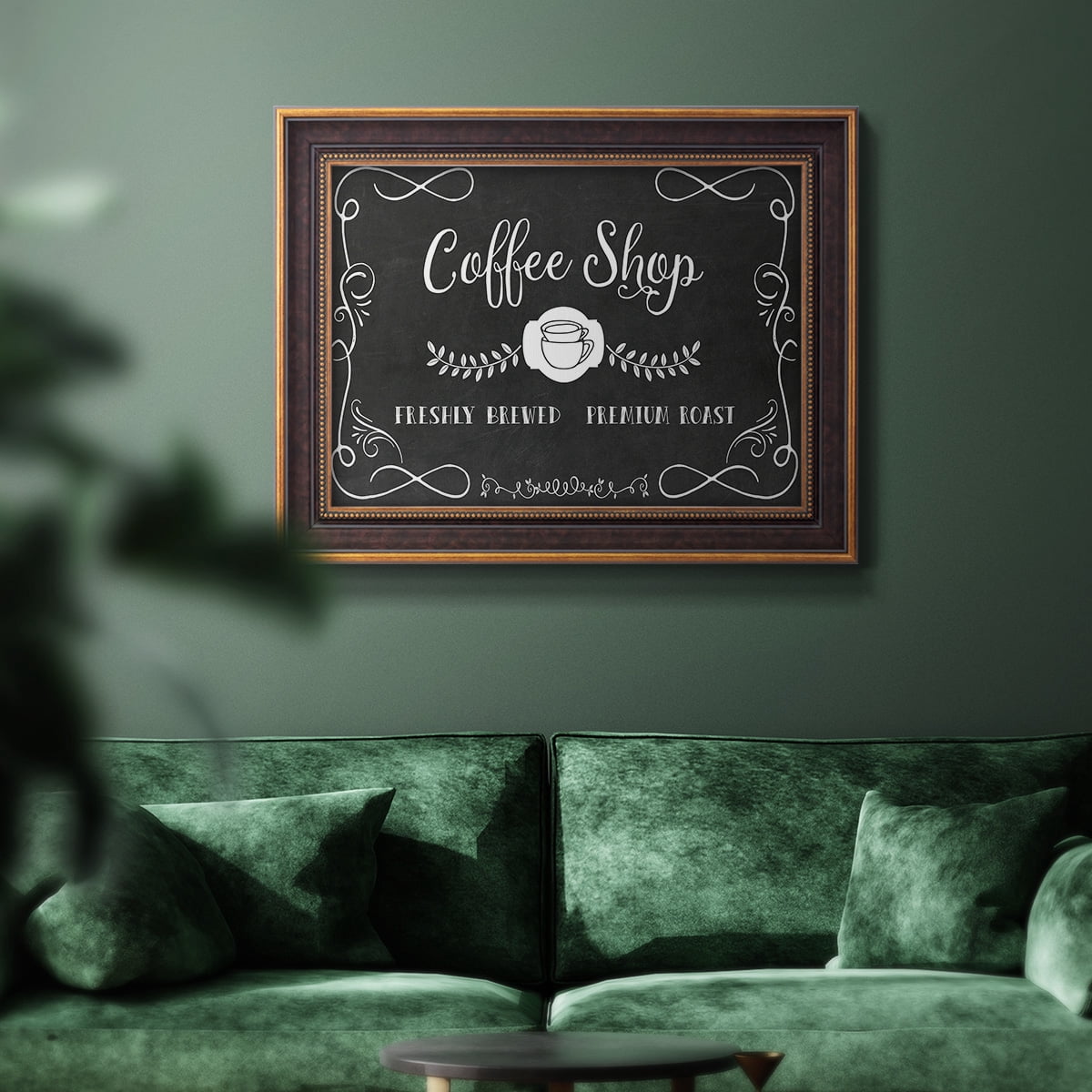 Coffee Shop Premium Framed Canvas- Ready to Hang