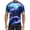 Blue, variant on Men’s Cycling Jersey Short Sleeve Bicycle Shirts for Men Full Zipper Road Biking Tops Blue S