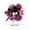 Purple, variant on Artificial Rose Candle Rings for Festive Wedding Decor - Floral Candle Holder Rings for Centerpieces, Faux Rose Wreath for Party Home Table Decorations Romantic Candle Wreath