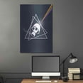 thumbnail image 5 of Luxe Metal Art 'Flat' by Mark Ashkenazi, Metal Wall Art, 24"x36", 5 of 9
