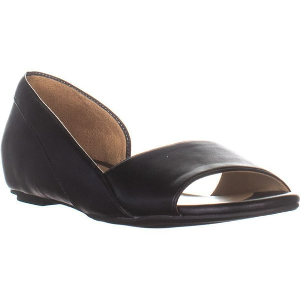 women's dressy flats black