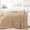 Beige, variant on Burnt Orange Throw Blanket 50"×60" inches Fuzzy 3D Jacquard Decorative Flannel Fleece Super Soft Plush Cozy Blanket for Couch Sofa Chair Lightweight