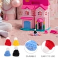 thumbnail image 3 of 4Pcs Mini Knitting Hats Mini House Hat Decors Small Doll Hats Decorative Mini Hats, 3 of 8
