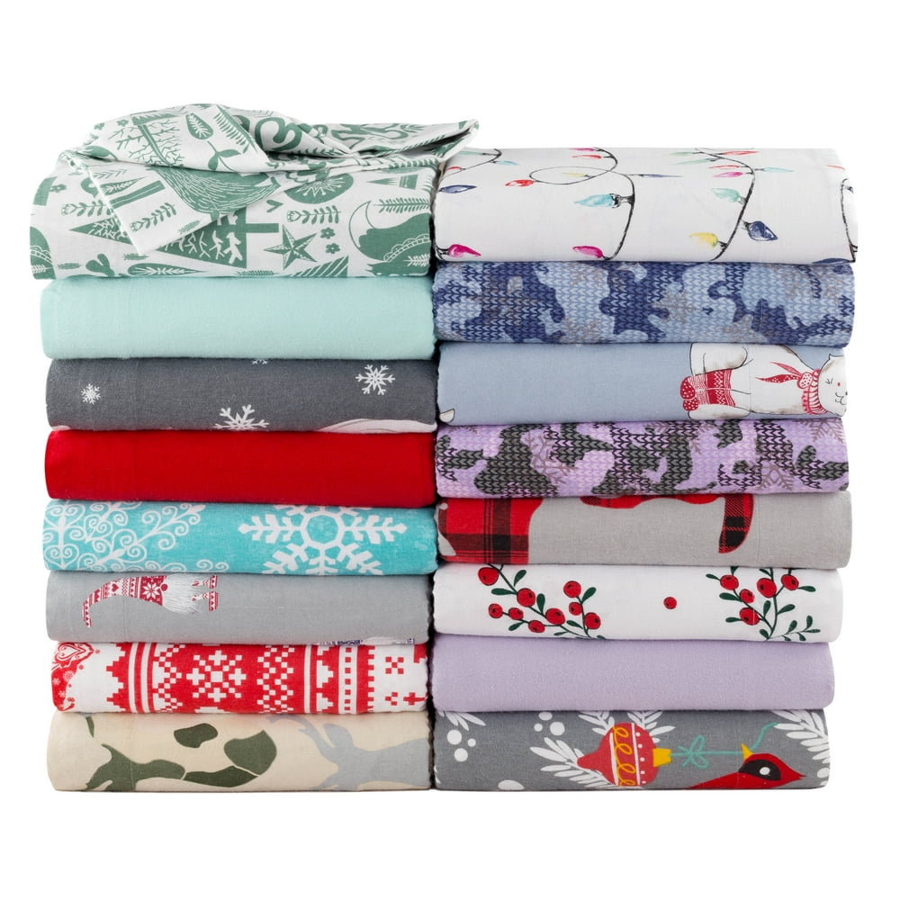 Mainstays Queen Flannel Sheet Set, Polar Bears