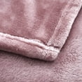 thumbnail image 4 of Black King Size Solid Flannel Throw Plush Cozy Super Soft Warm Bed Blanket, 4 of 4
