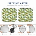 thumbnail image 5 of Picia Green Hawaii Palms 2 Piece Car Windshield Sun Shade Foldable | Foldable Sun Shield for Front Window Blocks UV Rays and Keeps Your Vehicle Cool-, 5 of 7