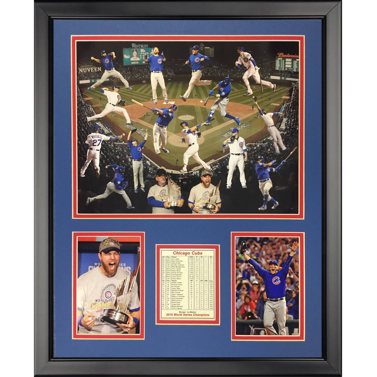 2018 Chicago Cubs World Series Champions 16 X 20 Frame Collage 2018 Chicago Cubs World Series Champions 16 X 20 Frame Collage By Legends Never Com