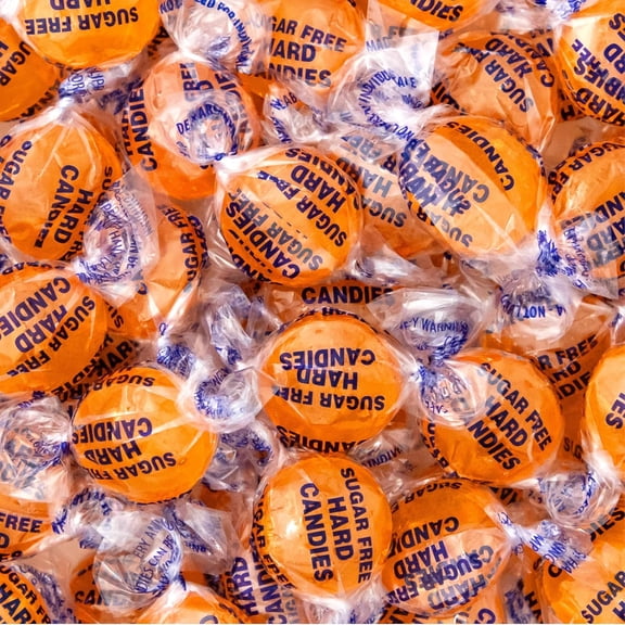 Funtasty Sugar Free Butterscotch Buttons Hard Candy, Individually Wrapped, Bulk Pack 1Lb