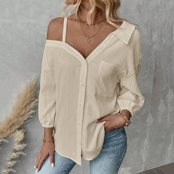 Women's Lightweight V-Neck Long Sleeve Loose Fit Cardigan for Spring and Summer Casual Wear