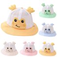 thumbnail image 4 of ZRBYWB Toddler Hat Girls Boys Spring Autumn Outdoor Shade Cartoon Sunscreen Hat Fisherman Hat Baby Hat, 4 of 4