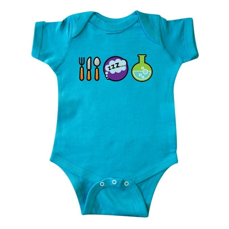 

Inktastic Eat Sleep Science Chemistry Gift Baby Boy or Baby Girl Bodysuit