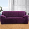 thumbnail image 4 of CJC 1/2/3/4 Seater Couch Sofa Slipcover Protector Velvet Stretch Plush Thick Sofa Covers, 4 of 11
