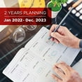 thumbnail image 2 of PlanAhead Home/Office 2-Year Monthly Planner, January 2022 - December 2023, 8.5 x 11 Inches (Painted Floral), 2 of 5