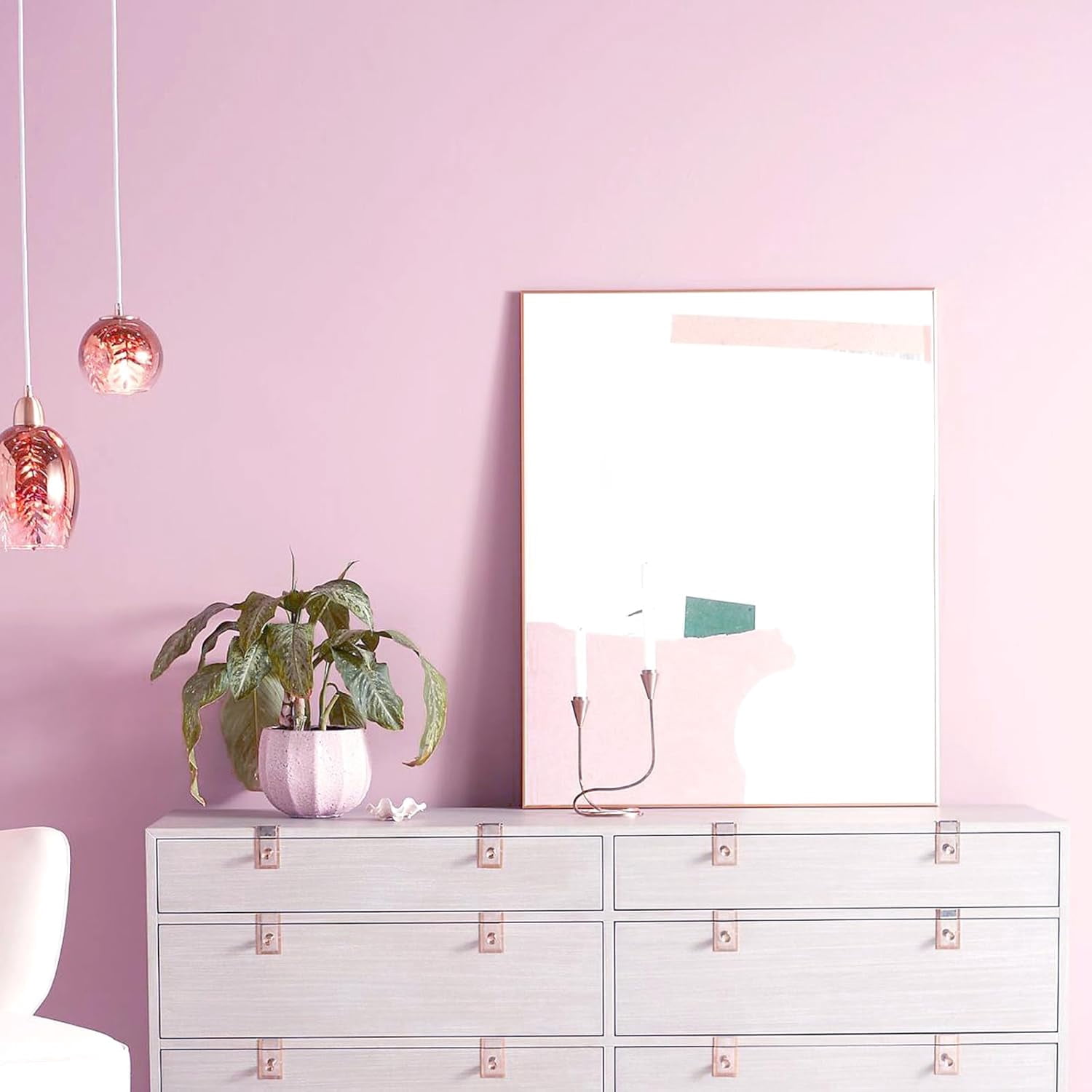 Pink Peel and Stick Wallpaper Solid Pink Contact Paper A Set of 15.7"x236" Matte Self Adhesive Waterproof Vinyl Roll for Wall Coverings,Cabinets,Countertops,Bedroom,Kitchen