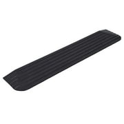 GlorySunshine 1 inch Rubber Threshold Ramp Striped Non-slip Surface 2200lbs/1000kg Load Capacity Ramp for Wheelchair