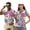 Boho Hippie Floral, variant on Binienty Diamond Golf Husband Wife Matching Shirts Relaxed Short Sleeve Couples Matching Golf Shirts for Golf Running Sports ,Classic Fit Quarter Zip Pullover