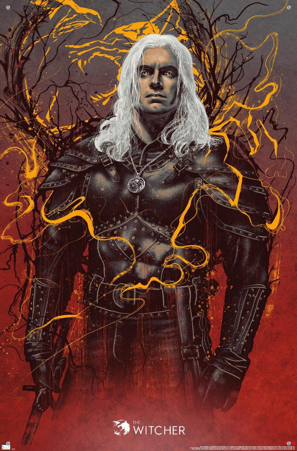 Netflix The Witcher Season 2 - Geralt of Rivia Wall Poster, 14.725" x  22.375", Framed - Walmart.com