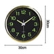 thumbnail image 2 of Reloj de pared de plástico luminoso de 12 pulgadas y 30cm, reloj de cuarzo, reloj de pared de salón para dormitorio, 2 of 5
