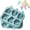 Light Blue, variant on Silicone Popsicle Mold with Sticks, Reusable DIY Ice Pop Maker for Homemade Fruit Pops, Easy to Fill and Clean, 15x12cm
