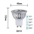 thumbnail image 1 of Bombilla RGB de Color MR16, E27, E14, GU10, COB, 5W, foco LED para el hogar, luz descendente DC12V/24V, muy adecuada para cocina, iluminación de fiesta, 1 of 4