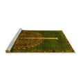 thumbnail image 2 of Ahgly Company Machine Washable Indoor Square Abstract Yellow Modern Area Rugs, 7' Square, 2 of 4
