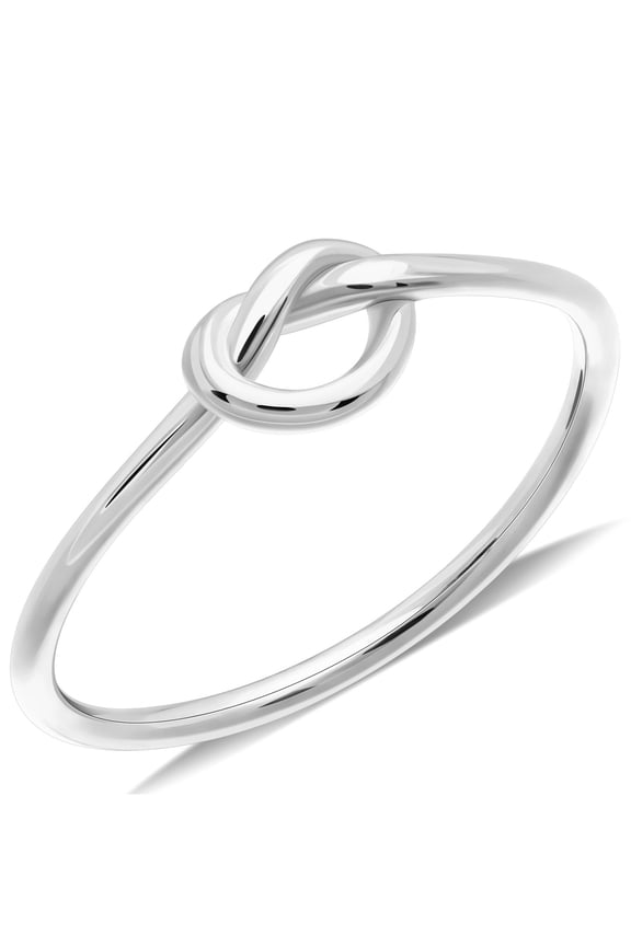 Love Knot Ring for Girlfriend, Wife or Soulmate, Trendy and Unique Ring for Women or Teens