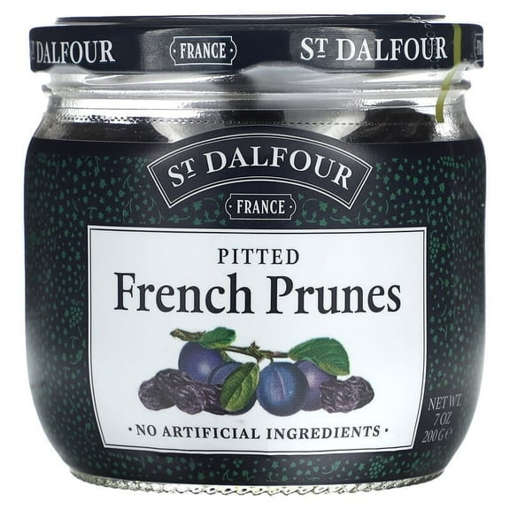 St. Dalfour, French Prunes, Pitted, 7 oz Pack of 2