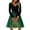 Army Green, variant on Women's Casual Fashion V-Neck Long Sleeved Retro Christmas Print Retro Dress, Holiday Print, Audrey Style, Party Wear, Casual Dress, Festive,Wine,3XL