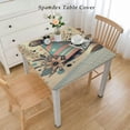 thumbnail image 2 of nygtbtfer  Spring Expressions Mod Patchwork Vinyl Flannel Backed Spring Tablecloth - Cheerful Pastel Egg Print Wipe Clean Easy Care Vinyl Tablecloth, 2 of 7