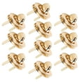 thumbnail image 2 of ANGGREK Handbag Closure Lock,10Pcs Bag Turn Lock Alloy 3.3x2cm Twist Closure Fastener Hardware Accessory For Handbag Purse, 2 of 8