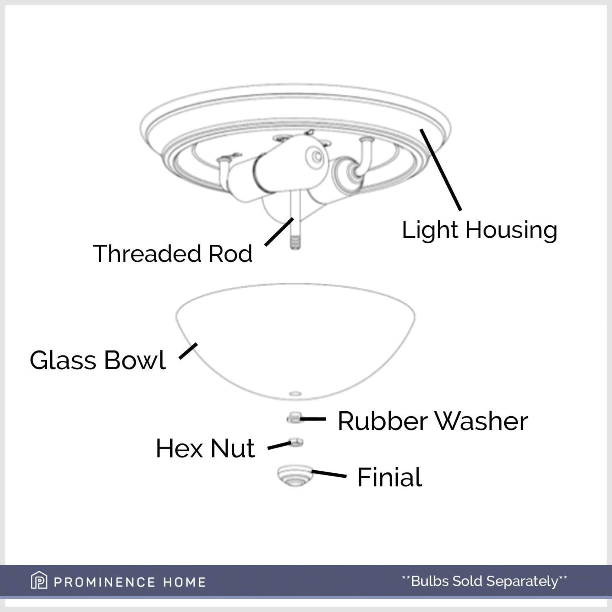 Prominence Home 13” Flush Mount Seeded Ceiling Light, Madalyn, 51381-31, Bronze